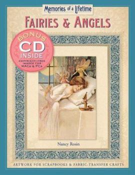 Paperback Memories of a Lifetime: Fairies & Angels: Artwork for Scrapbooks & Fabric-Transfer Crafts Book
