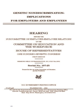 Paperback Genetic nondiscrimination: implications for employers and employees Book