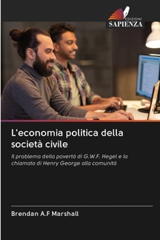 Paperback L'economia politica della società civile [Italian] Book