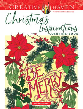 Paperback Creative Haven Christmas Inspirations Coloring Book