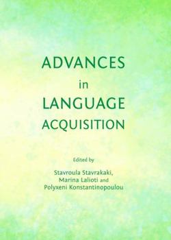 Hardcover Advances in Language Acquisition Book