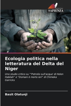 Paperback Ecologia politica nella letteratura del Delta del Niger [Italian] Book