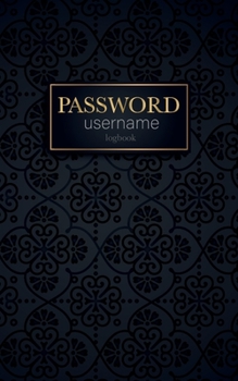 password username logbook: Great and simple password book  Usernames Internet Websites login with tabs alphabetical