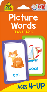 Cards School Zone Picture Words Flash Cards Book