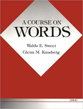 Paperback A Course on Words Book