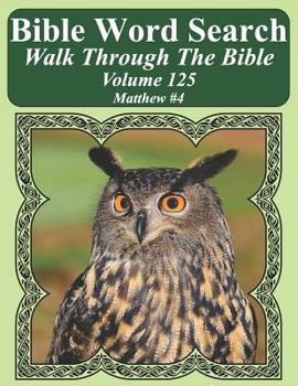 Paperback Bible Word Search Walk Through The Bible Volume 125: Matthew #4 Extra Large Print Book