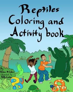 Paperback Reptiles Coloring and Activity Book