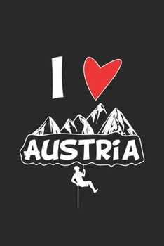 Austria: Notizbuch, Notizheft, Notizblock | Geschenk-Idee für Österreich Fans | A5 | 120 Seiten