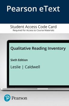 Printed Access Code Qualitative Reading Inventory Book