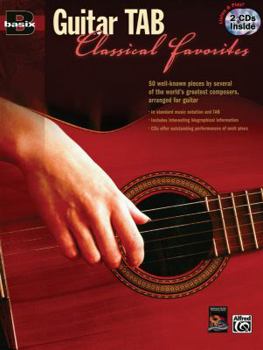 Paperback Basix Guitar TAB Classical Favorites: Book & 2 CDs (Basix(R) Series) Book