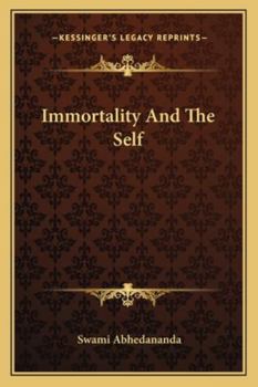 Paperback Immortality And The Self Book