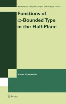 Hardcover Functions of A-Bounded Type in the Half-Plane Book
