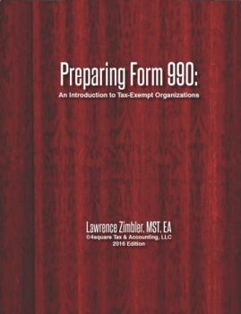 Paperback Preparing Form 990 - an Introduction to Tax-Exempt Organizations Book