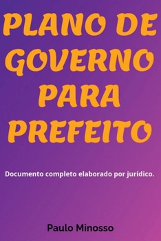 Paperback Plano De Governo Para Prefeito [Portuguese] Book