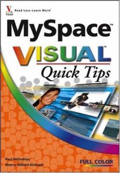 Paperback MySpace Visual Quick Tips Book