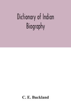 Paperback Dictionary of Indian biography Book