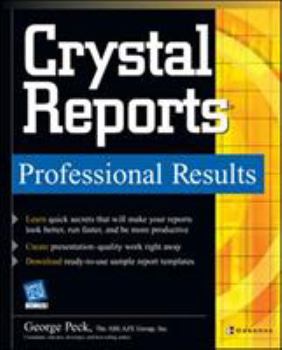 Paperback Crystal Reports Professional Results Book
