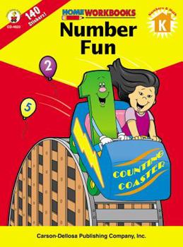 Paperback Number Fun, Grade K (Home Workbooks) Book