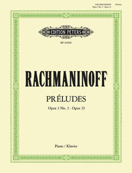 Paperback Préludes Op. 3 No. 2 and Op. 23 for Piano: Sheet [German] Book
