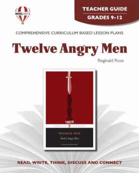 Paperback Twelve Angry Men - Teacher Guide by Novel Units Book