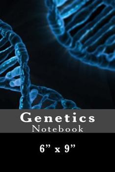 Paperback Genetics Notebook: 6" x 9" Book