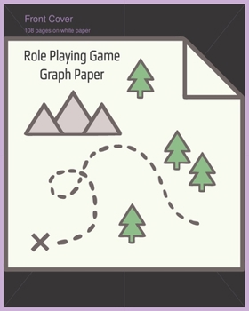 Paperback Role Playing Game Graph Paper: Blank Quad Ruled Grid Paper Composition Book for RPG Terrain, World, Dungeon and Location Mapping (hand drawn map) Book