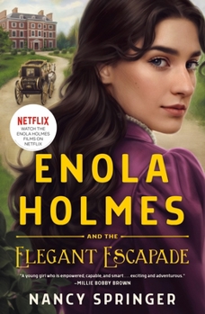 Paperback Enola Holmes and the Elegant Escapade Book