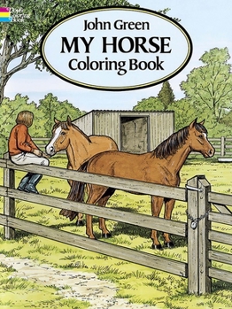 Paperback My Horse Coloring Book