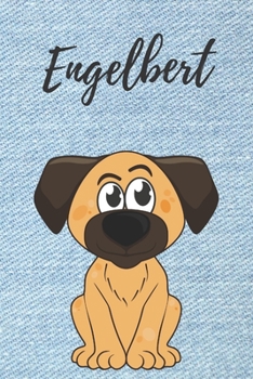 Paperback personalisiertes Notizbuch Hunde / Malbuch / Kritzelbuch / Tagebuch / Notizheft / Journal / DIN A5 / Geschenke Engelbert: individuelles personalisiert [German] Book