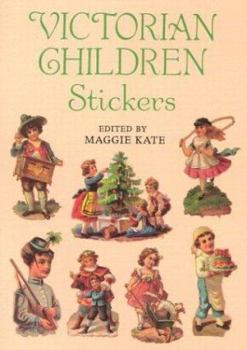 Paperback Victorian Children Stickers Book
