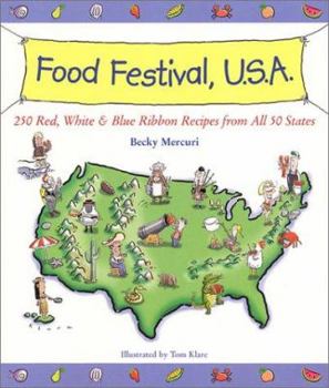 Paperback Food Festival, U.S.A.: Red, White, & Blue Ribbon Recipes from All 50 States Book
