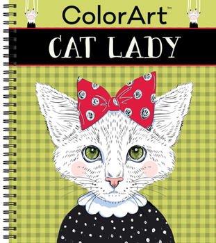 Color Art Cat Lady