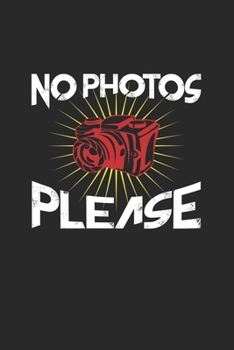 Paperback No photos please: 6x9 Girl - lined - ruled paper - notebook - notes Book