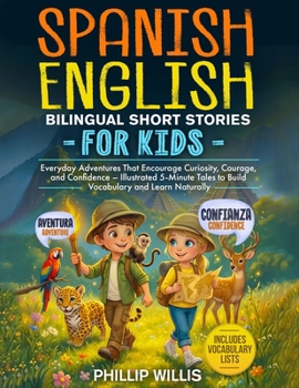 Spanish–English Bilingual Short Stories for Kids: Everyday Adventures That Encourage Curiosity, Courage, and Confidence – Illustrated 5-Minute Tales ... Naturally (My Adventures in Two Languages)