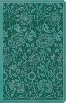 Imitation Leather ESV Premium Gift Bible (Trutone, Teal, Floral Design) Book