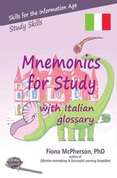 Paperback Mnemonics for Study with Italian glossary Book