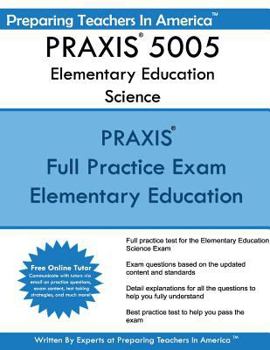 Paperback PRAXIS 5005 Elementary Education Science Book