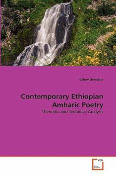 Paperback Contemporary Ethiopian Amharic Poetry Book