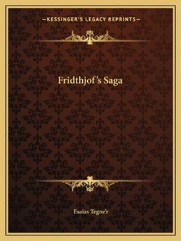 Paperback Fridthjof's Saga Book