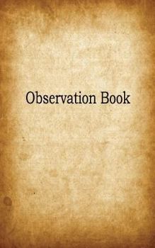 Observation Book : 1/4 Inch Dot Graph Ruled, Memo Book, 5x8, 104 Pages