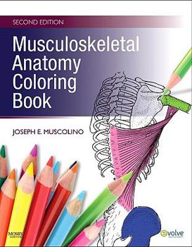 Paperback Musculoskeletal Anatomy Coloring Book