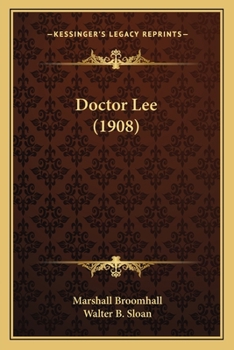 Paperback Doctor Lee (1908) Book