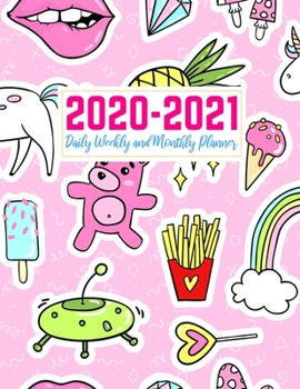 2020-2021 Daily Weekly and Monthly Planner: Cute Two Year Jan 1, 2020 - Dec 31, 2021 Calendar Organizer and Appointment Schedule Agenda Journal for ... - 24 Months Planner - Creative AG 0020