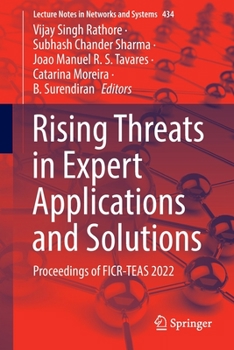 Paperback Rising Threats in Expert Applications and Solutions: Proceedings of Ficr-Teas 2022 Book