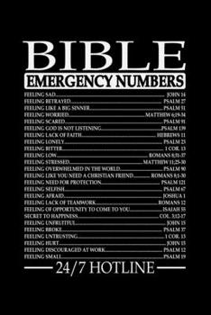 Paperback Bible Emergency Numbers: "A Journal, Notepad, or Diary to write down your thoughts. - 120 Page - 6x9 - College Ruled Journal - Writing Book, Pe Book