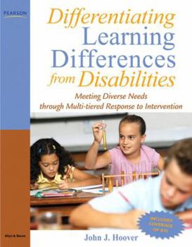 Paperback Differentiating Learning Differences from Disabilities: Meeting Diverse Needs Through Multi-Tiered Response to Intervention Book