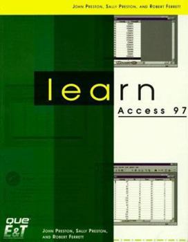 Paperback Learn Access 97 [With "Learn On-Demand" Software] Book