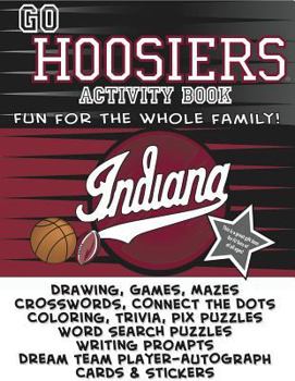 Paperback Go Hoosiers Activity Book and App Book