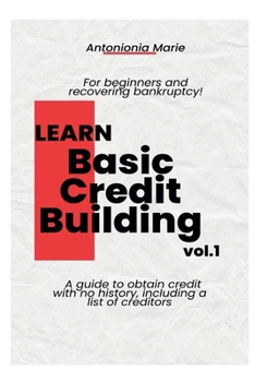 Paperback Learn Basic Credit Building Vol.1 Book