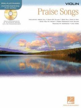 Paperback Praise Songs - Instrumental Play-Along Pack: Violin Book